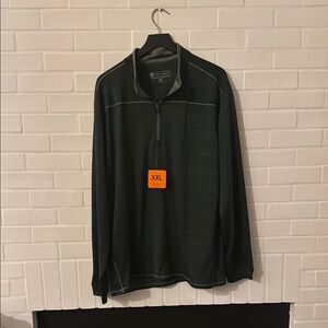 Pebble Beach Gray Quarter-Zip Pullover XXL